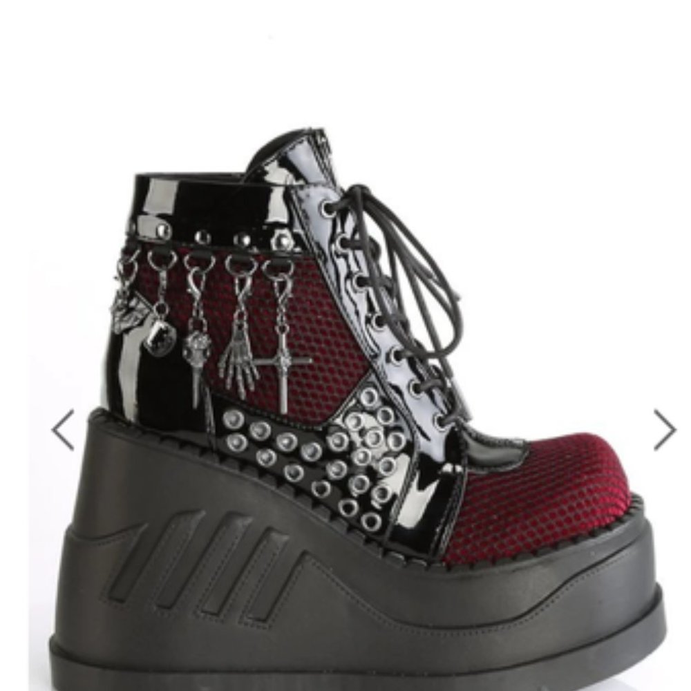STOMP-18 BURGUNDY VELVE
